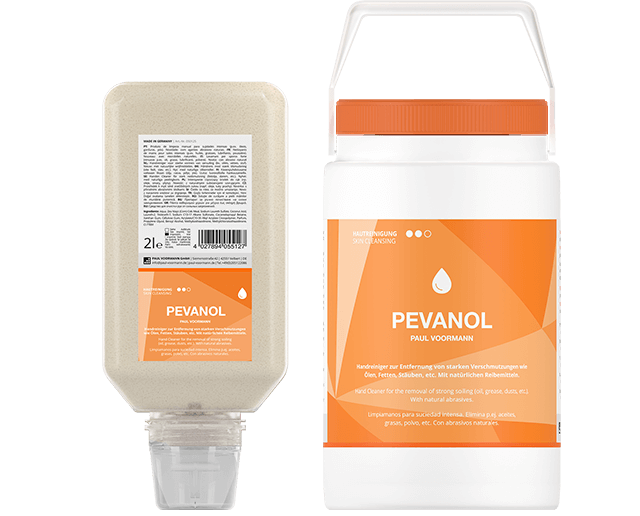 Skin cleansing: PEVANOL 
